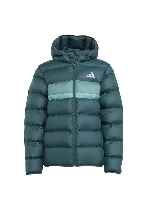 Adidas SD Puffer Hooded Jacket Green Junior ADIDAS CORE | Jackets | JL7437-